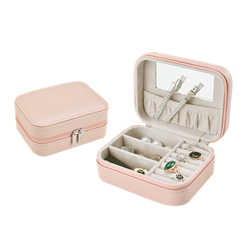 Compact PU Little Jewelry Box