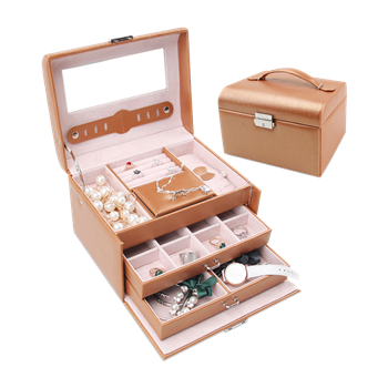 Elegant PU Leather Jewelry Box