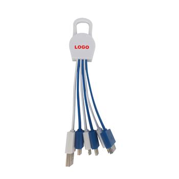 6-in-1 USB Charging Cable Adapter keychain