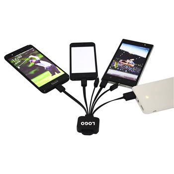 4-in-1 Light-Up Custom Charging Cable