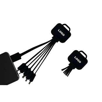 4-in-1 Light-Up Custom Charging Cable