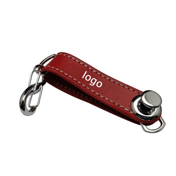 Classic High-End Leather Keychain