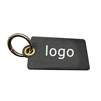 Premium Leather Tag Keychain