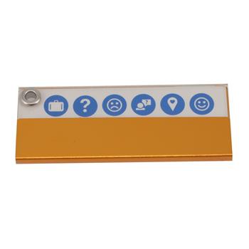 Aluminum ID Luggage Tag
