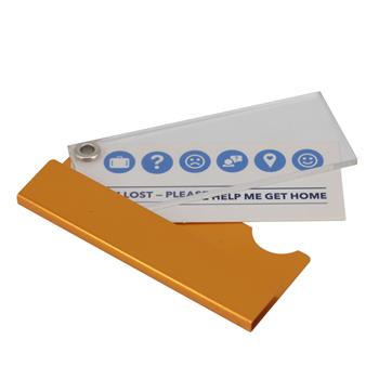 Aluminum ID Luggage Tag