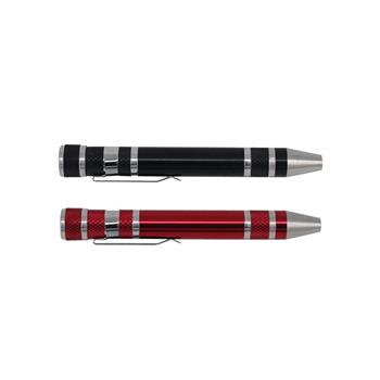 Aluminum Screwdriver Set with Pen Clip