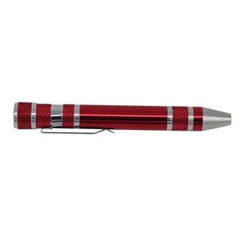Aluminum Screwdriver Set with Pen Clip