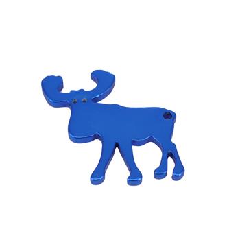 Bull-Shaped Aluminum Bottle Opener