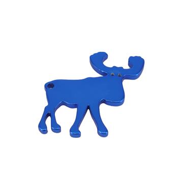 Bull-Shaped Aluminum Bottle Opener
