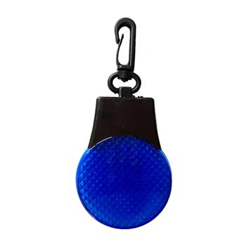 Round Clip-On Flashing Safety Reflector Light