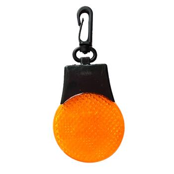 Round Clip-On Flashing Safety Reflector Light