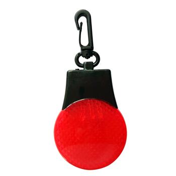 Round Clip-On Flashing Safety Reflector Light