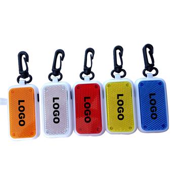 Clip-On Blinking Safety Reflector Light
