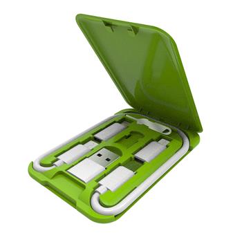 6-in-1 Compact USB Cable Kit with Phone Stand