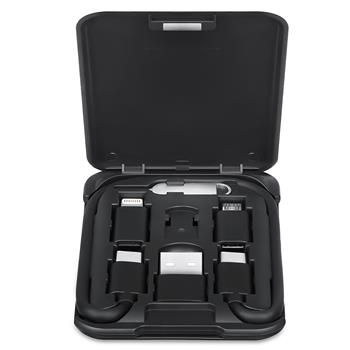 6-in-1 Compact USB Cable Kit with Phone Stand