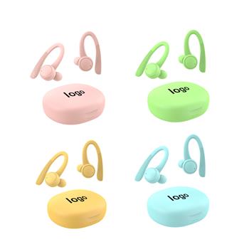 Wireless Earbuds with Logo and Rechargeable Case