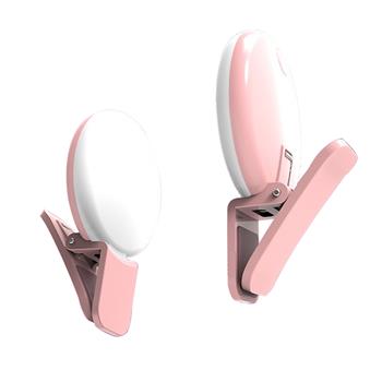 Clip-On Custom Rechargeable Selfie Light (10 LED)