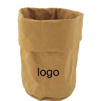 Custom Round Washable Kraft Paper Bag
