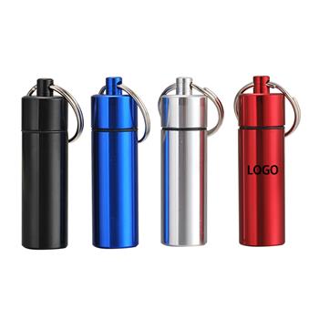 Aluminum Earplug Case with Keyring