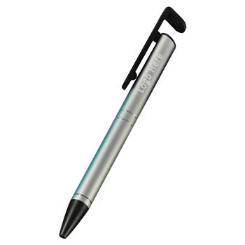 Aluminum Ballpoint Pen with Built-in Phone Stand