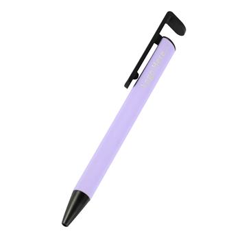 Dual-Function Metal Ballpoint Pen with Phone Stand
