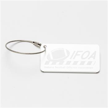 Durable Symmetrical Aluminum Luggage Tag