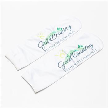12" Full Color Printed Short Socks