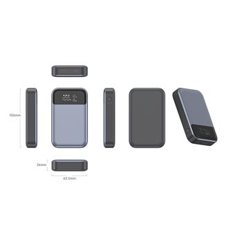 40W Dual-Port LED Display Power Bank