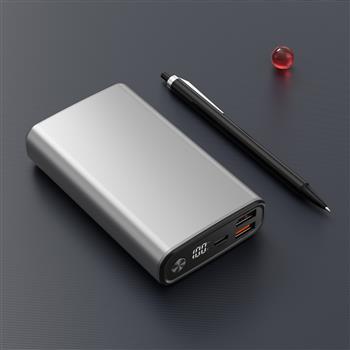 15000mAh Aluminum Power Bank with LED Display
