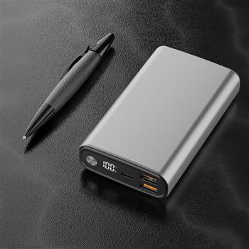 15000mAh Aluminum Power Bank with LED Display