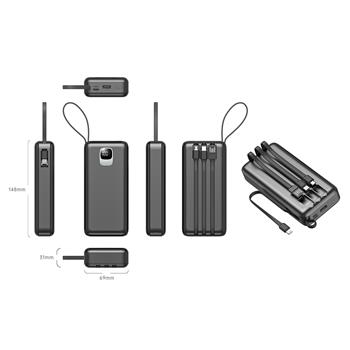 LED Display Power Bank with Strap