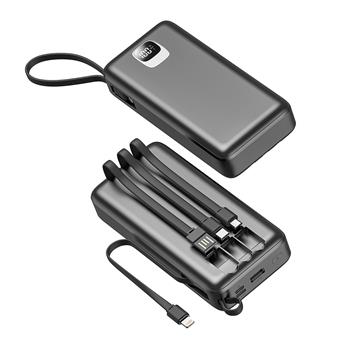 LED Display Power Bank with Strap