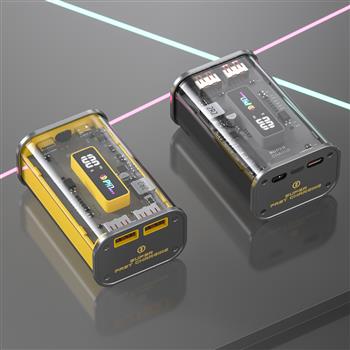 Transparent Case Power Bank