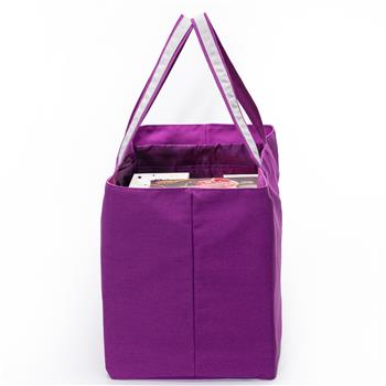 12oz Canvas Utility Tote Bag with Organizer Pockets