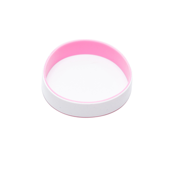 1/2" Dual-Color Painted Silicone Wristband