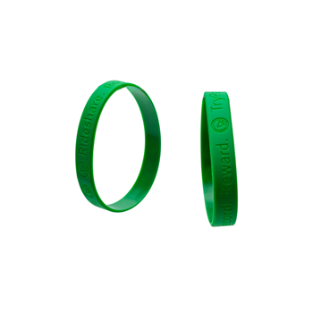 1/2" Custom Debossed Silicone Bracelet