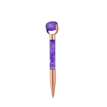 Crystal Massage Roller Ballpoint Pen