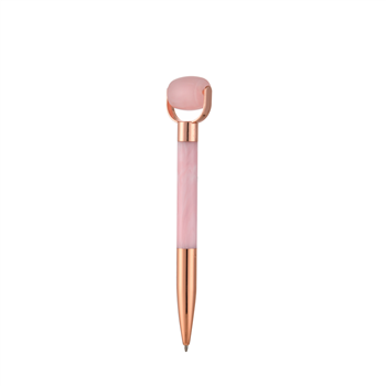 Crystal Massage Roller Ballpoint Pen