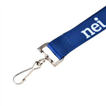 Full-Color Polyester Lanyard with Metal Attachment