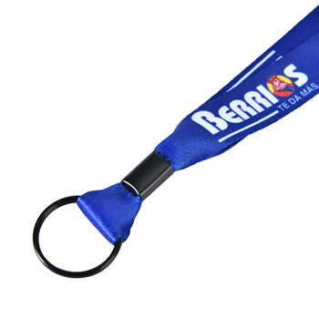 Full-Color Polyester Lanyard with Metal Attachment