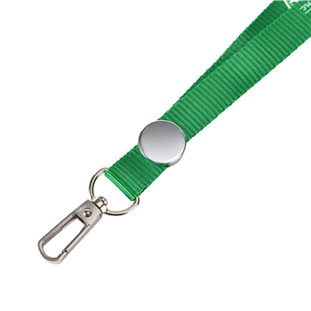 Custom Lanyard with Decorative Round Badge Accent