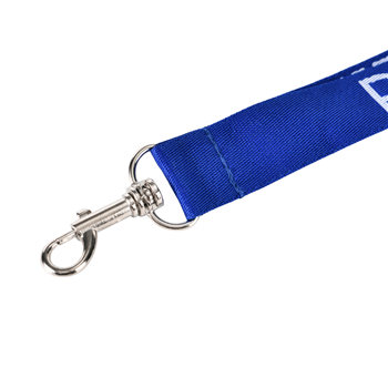 3/4"Jacquard Woven Logo Lanyard with Metal Swivel Hook