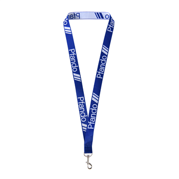 3/4"Jacquard Woven Logo Lanyard with Metal Swivel Hook