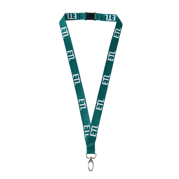 Eco-Friendly Bamboo Fiber Lanyard with Safety Breakaway