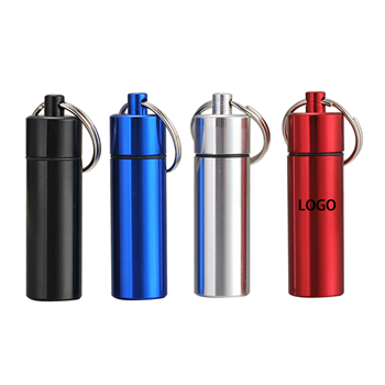 Aluminum Earplug Case with Keyring