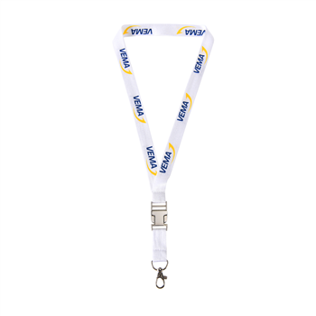 3/4"Bamboo Fiber Lanyard with Luxury Metal Buckle
