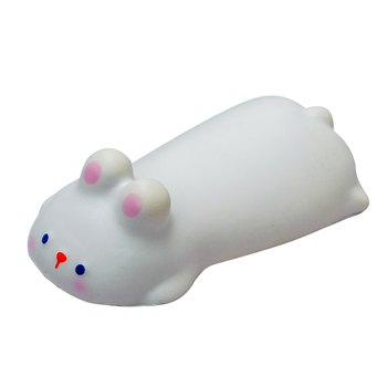 White Bunny PU Stress Toy