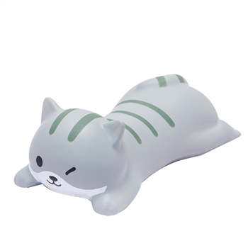 Gray Cat PU Stress Toy