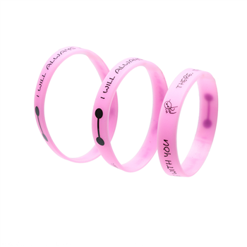 1/2" Glow-in-the-Dark Silicone Bracelet