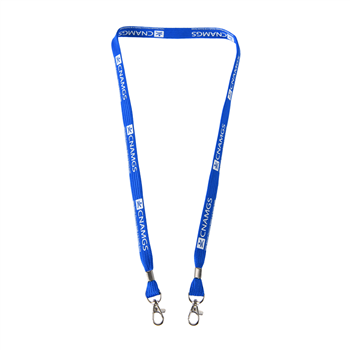 Dual Clip Woven Lanyard